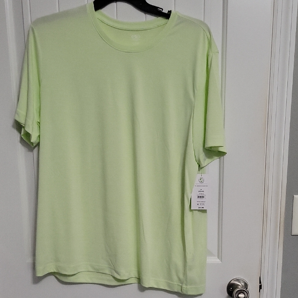 Athletic Light Green Short Sleeve Tee